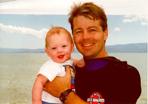 Jason & Dad - Bear Lake 1998